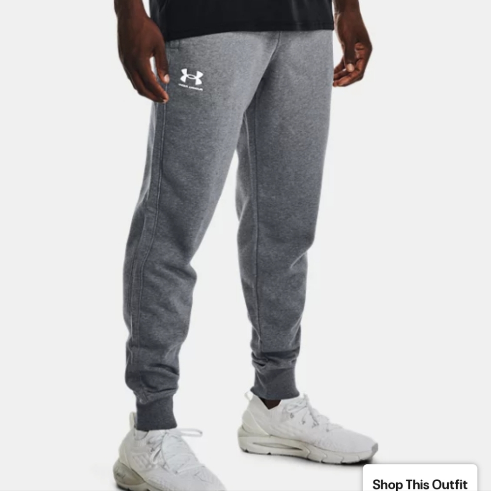 Mens under Armor rival fleece joggers